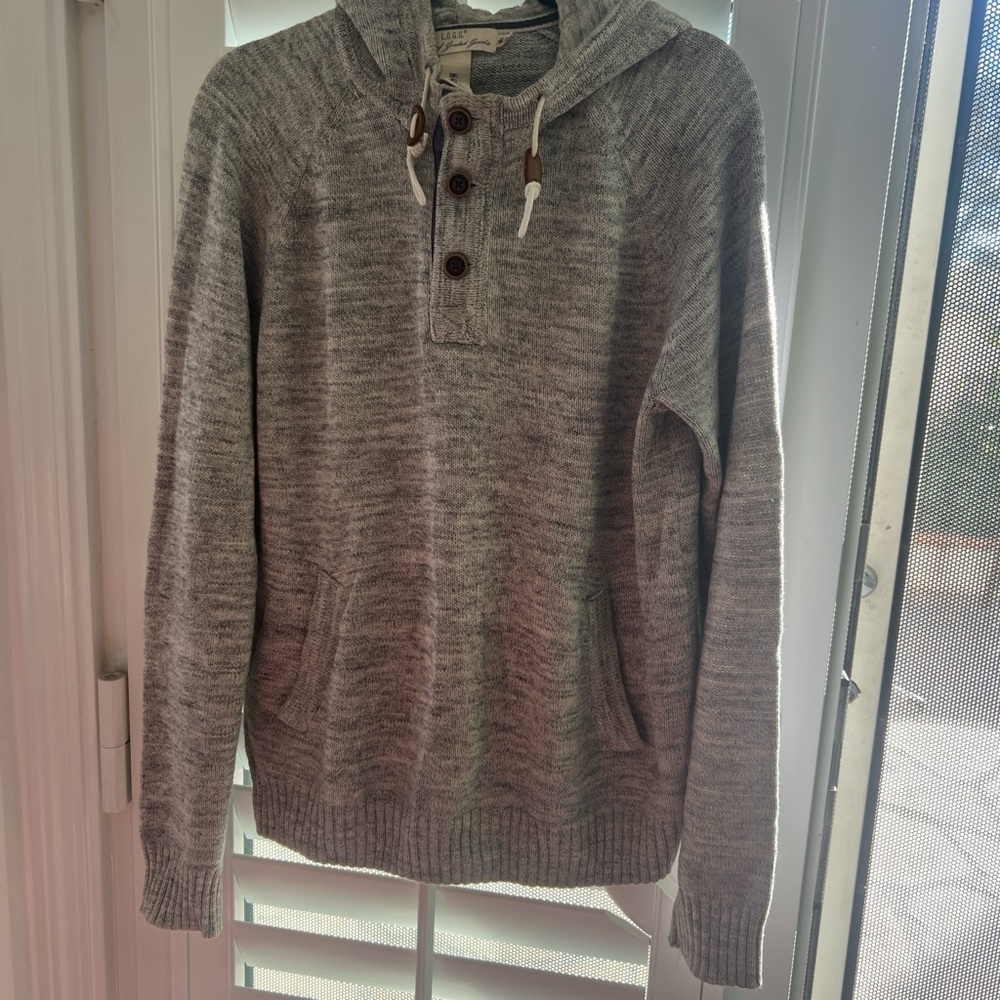 Mens gray Hoodie